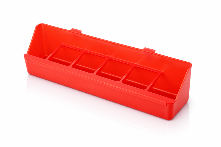 Plastic feeder for broilers, chicks and quails