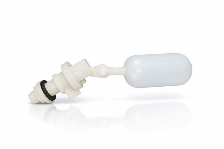 Float water valve for automatic poultry drinking system